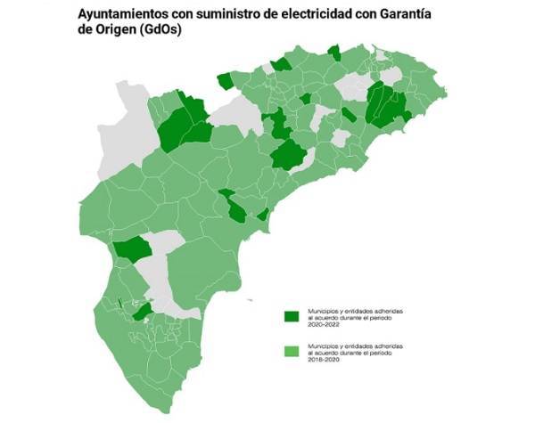 Un total de 138 ajuntaments esquiven la pujada de les tarifes elèctriques gràcies al contracte marc amb la Diputació d’Alacant